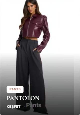 Wide Leg Kumaş Pantolon